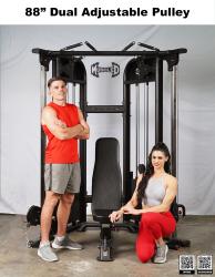 Muscle D Fitness 85 Dual Adjustable Pulley