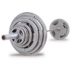 Body Solid 300lb Steel Grip Olympic Weight Set