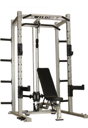 Wilder Fitness Legacy Half Rack with Plate Load Lat-Pull/Low Row