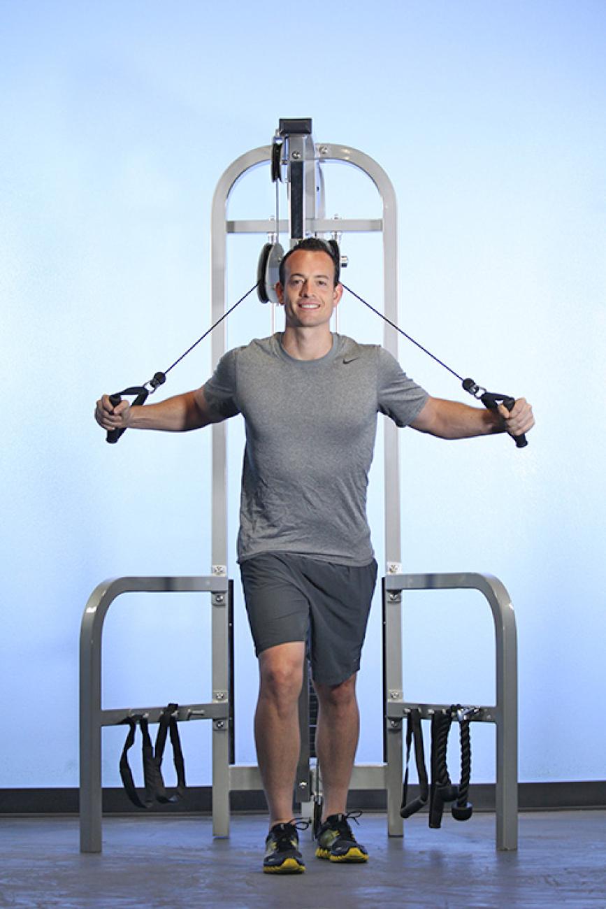 Muscle D Fitness Hi/Low Pulley Combo Machine