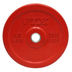 RED 45LB SOLID BUMPER PLATE