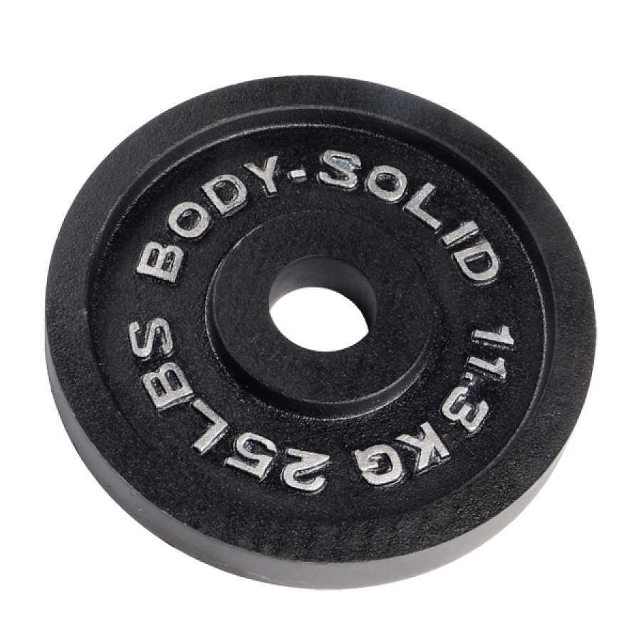 Body Solid 25lb Cast Iron Olympic Plate