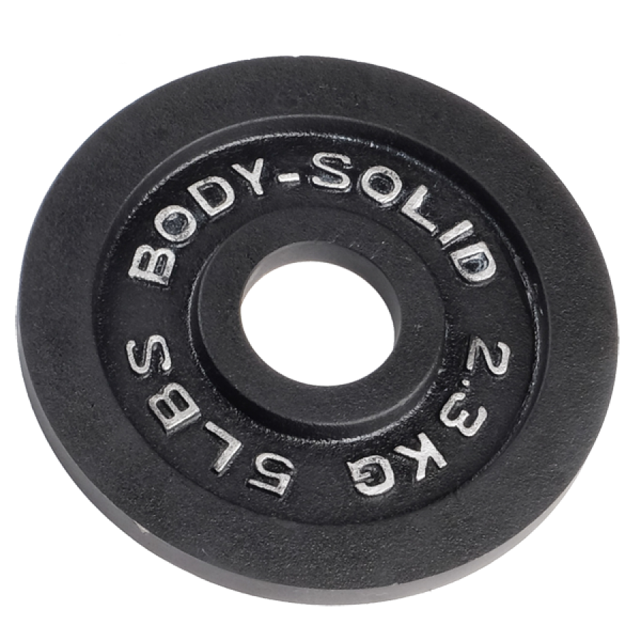 Body Solid 5lb Cast Iron Olympic Plate