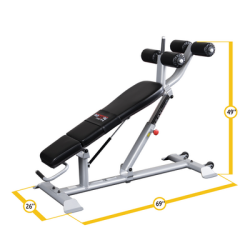 Body Solid Pro ClubLine Ab Bench