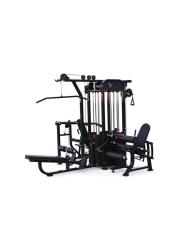 Muscle D Fitness The Compact 4 Stack Multi Gym Black Frame