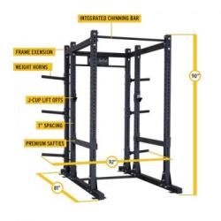 Body Solid Commercial Extended Power Rack