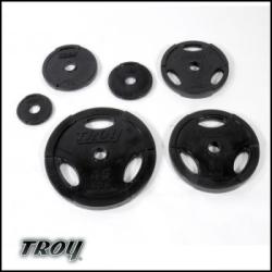 Troy 300lb Rubber Encased Grip Olympic Weight Set