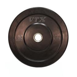TROY VTX SOLID RUBBER BUMPER PLATE, 15LBS