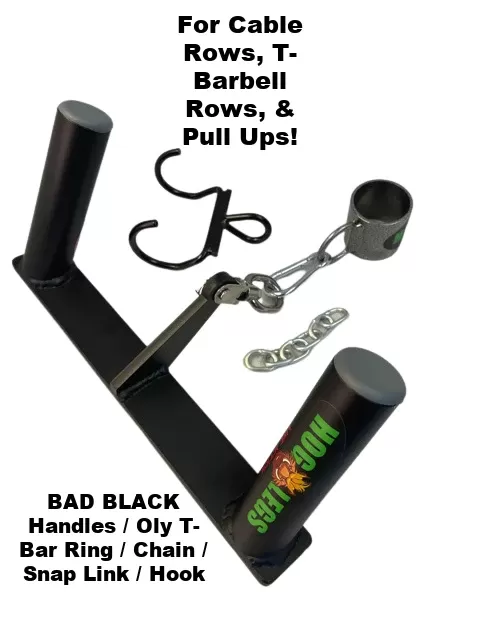 HOG LEGS Cable Machine, T-Bar Row - Rows/T-Bar/Pull Up Hook